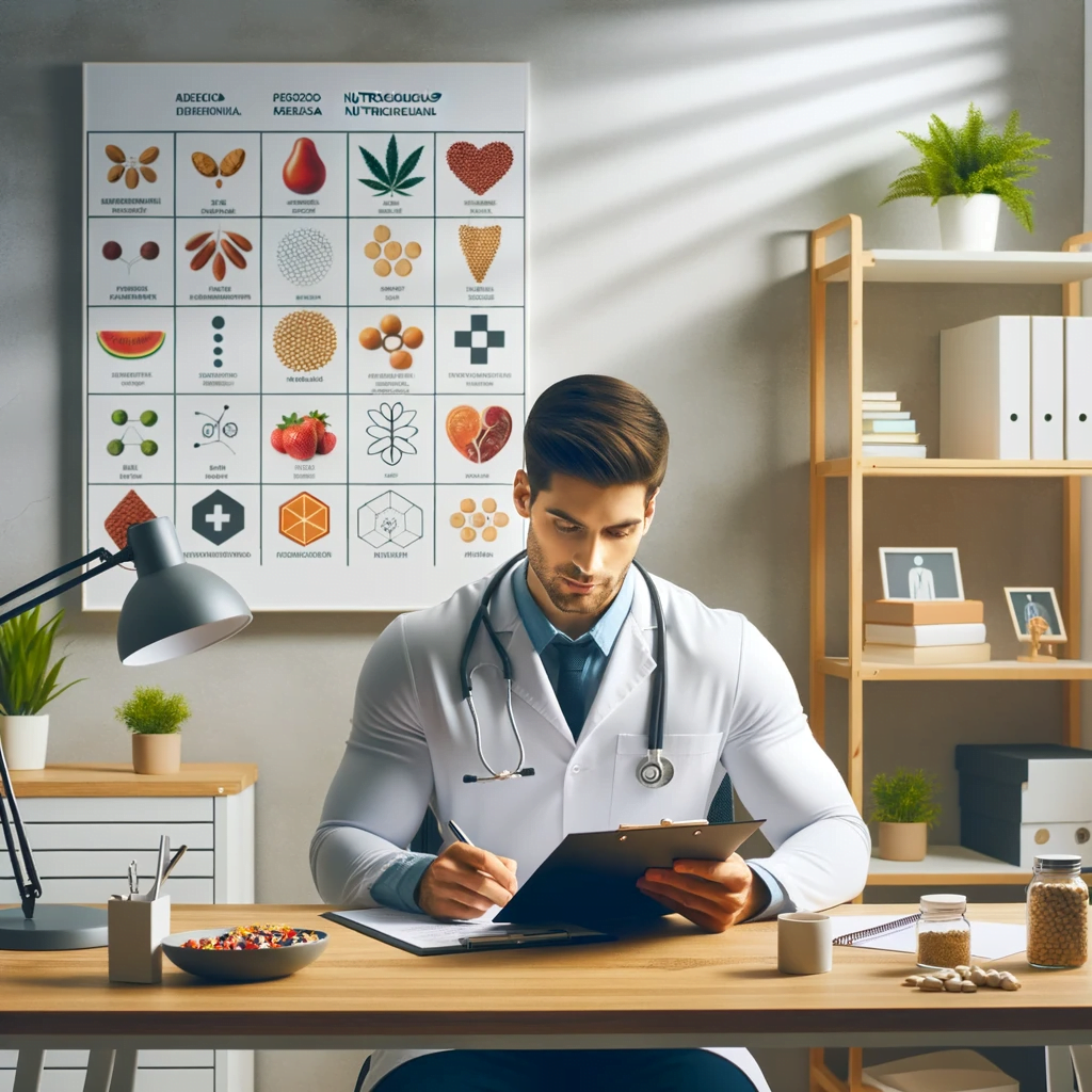 Consultorio medico especializado em nutrologia.